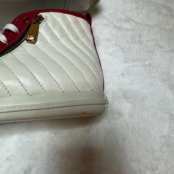 Miu Miu Red, Black, and off White Sneakers - Picture 3 of 12